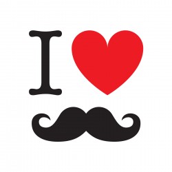 Tricou personalizat I Love Mustache