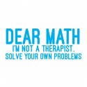 Tricou personalizat Dear math