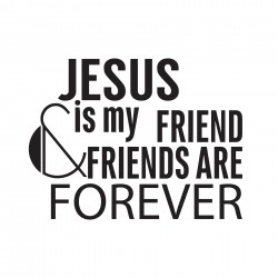 Tricou personalizat Jesus Is My Friend