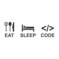Tricou personalizat Eat Sleep Code